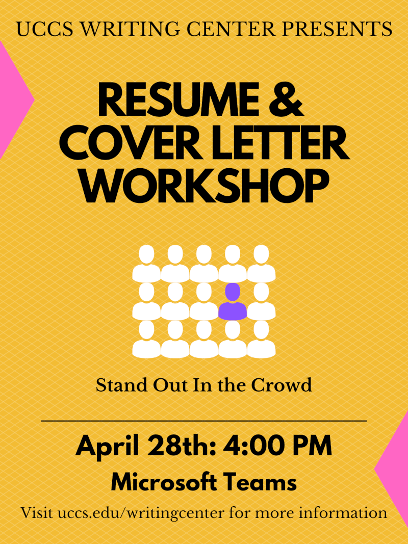 Resume Cover Letter Workshop Writing Center